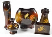 5 PC ROZANE WARE ROSEVILLEFive