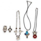 (5 PC) SAJEN STERLING SILVER A