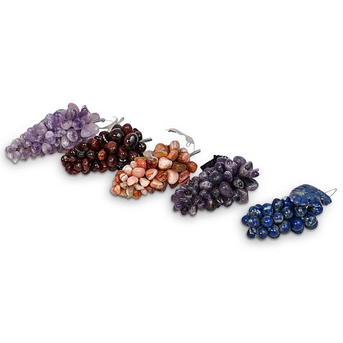 (5 PC) SEMI PRECIOUS STONES GRAPE