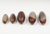 5 PC. SHIVA LINGAM STONES: Fiv