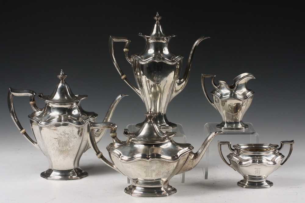 (5 PC) STERLING COFFEE & TEA