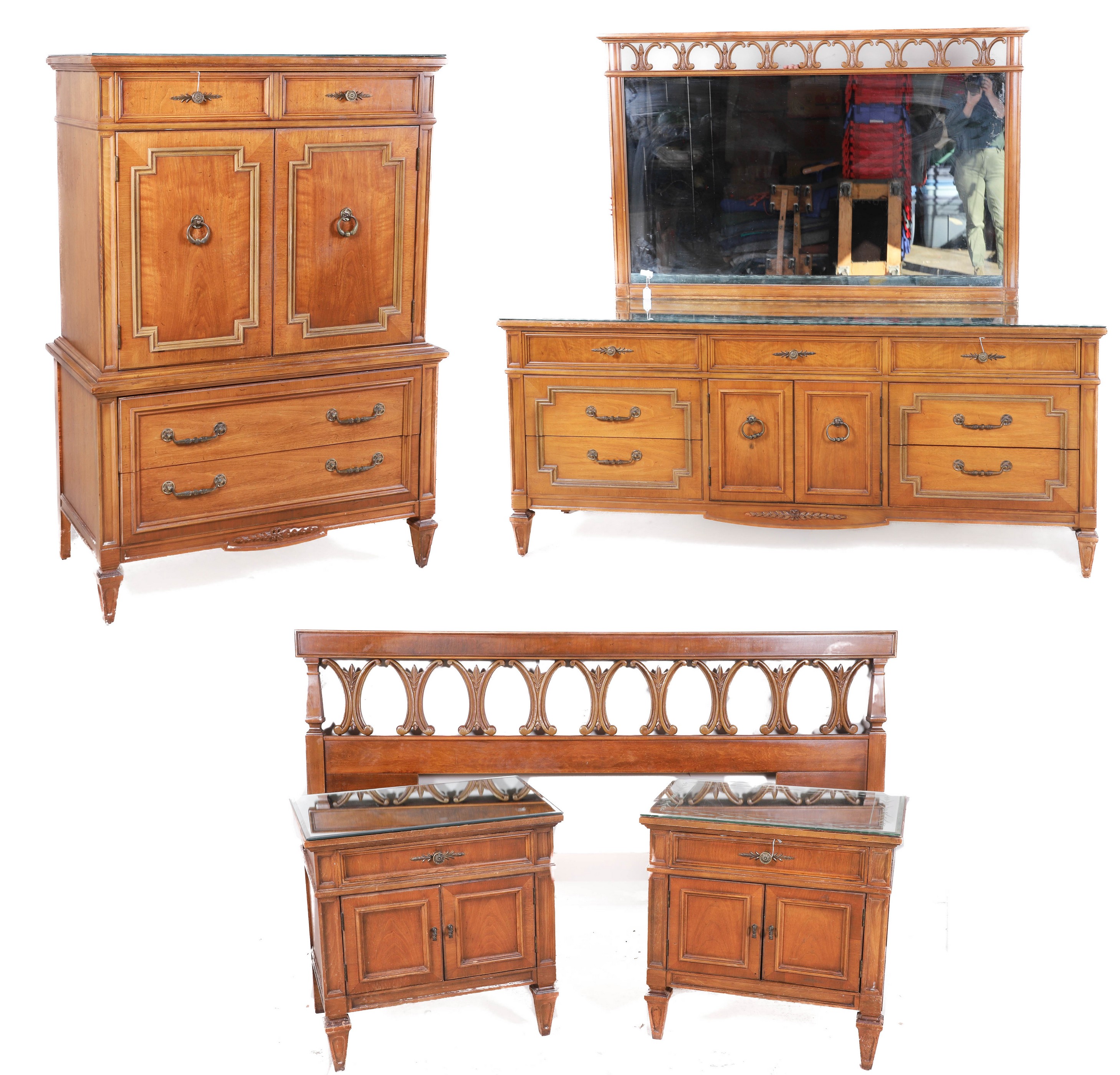 (5) pc Thomasville French style
