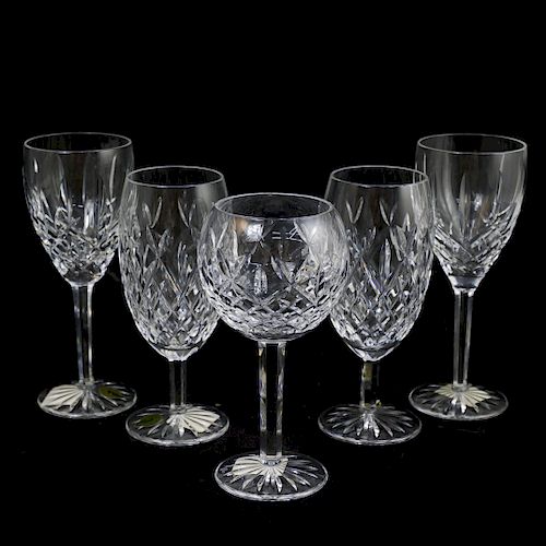 (5 PC) WATERFORD CRYSTAL CUT