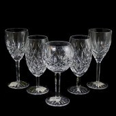 (5 PC) WATERFORD CRYSTAL CUT G