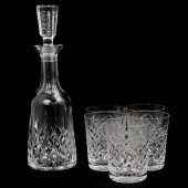 (5 PC) WATERFORD CRYSTAL DECAN
