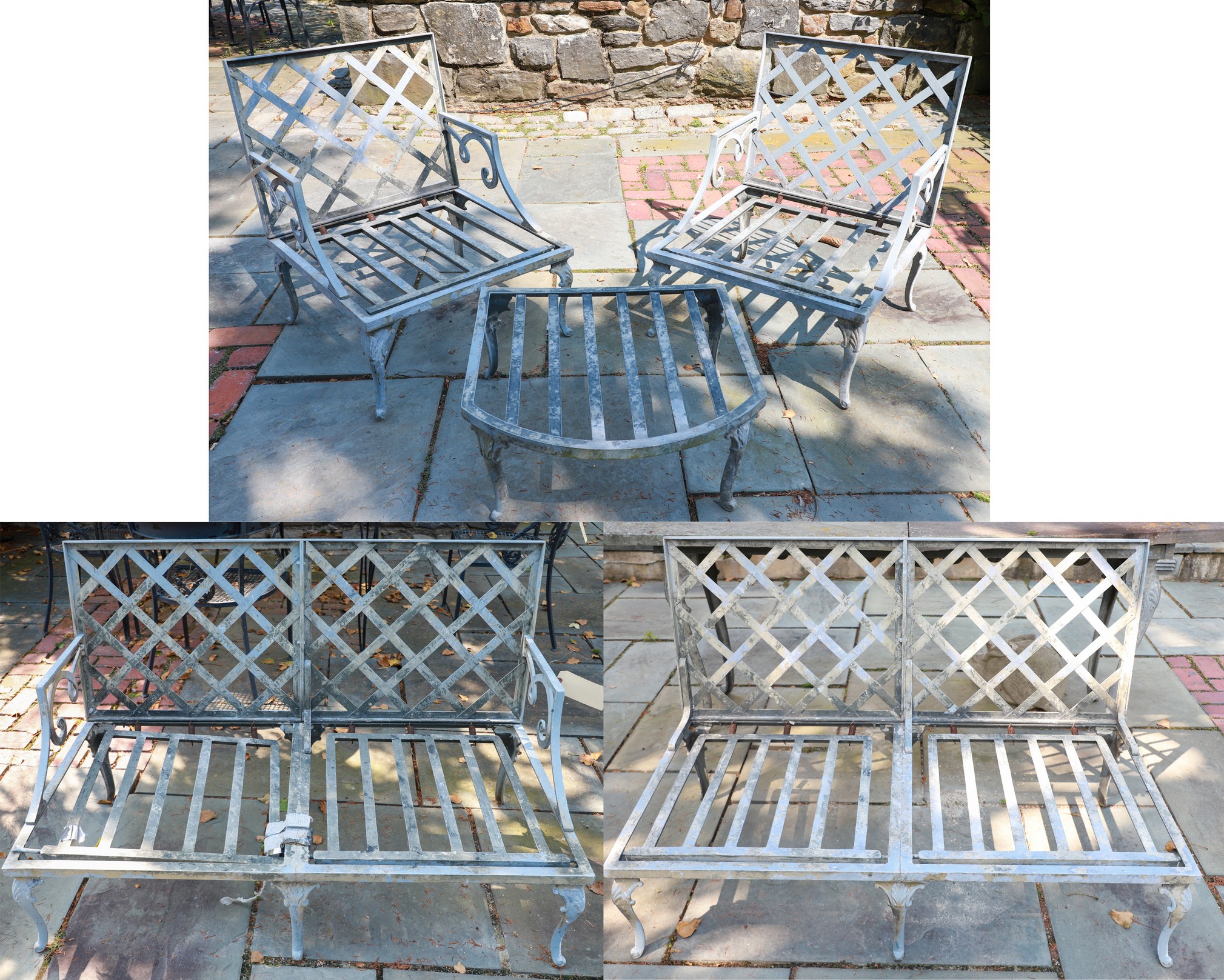 (5) pc Woodard style patio