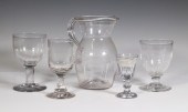 (5 PCS) CLEAR GLASSWARE Assort