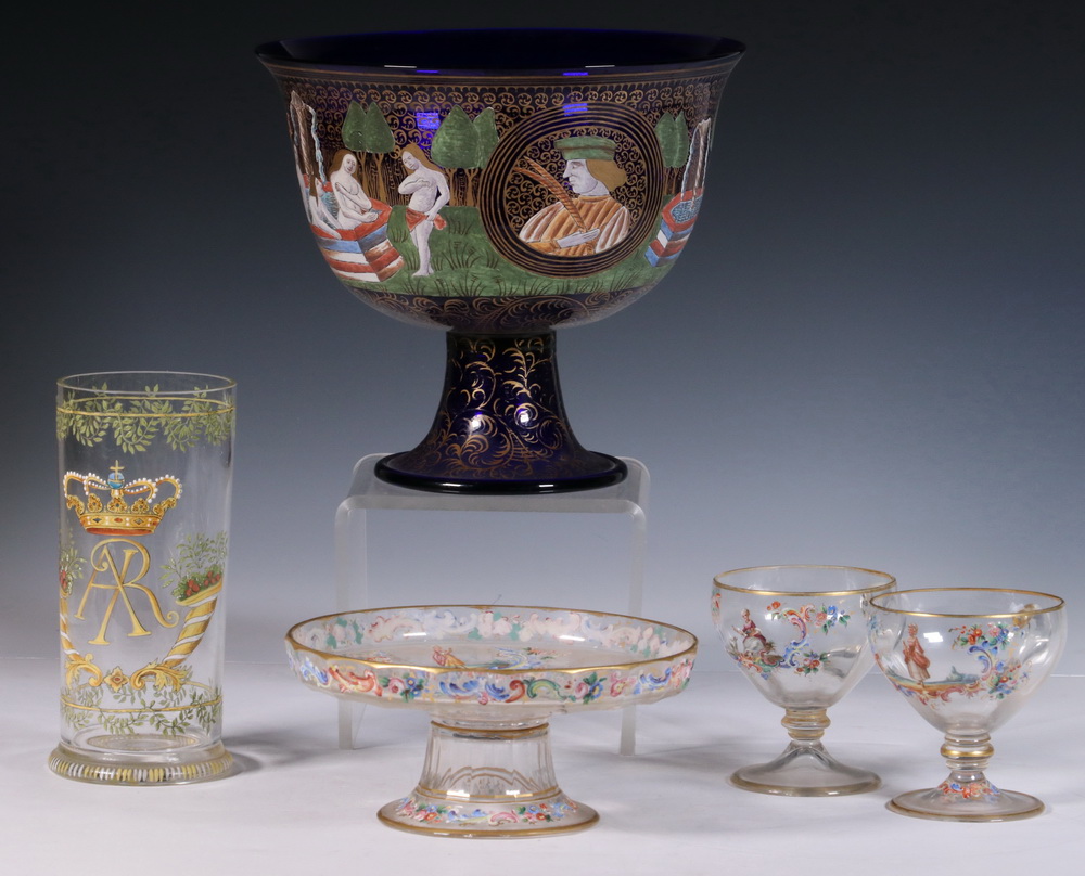 (5 PCS) CONTINENTAL ENAMELED
