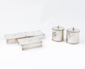 5 PCS, ENGLISH SILVERPLATE BOX