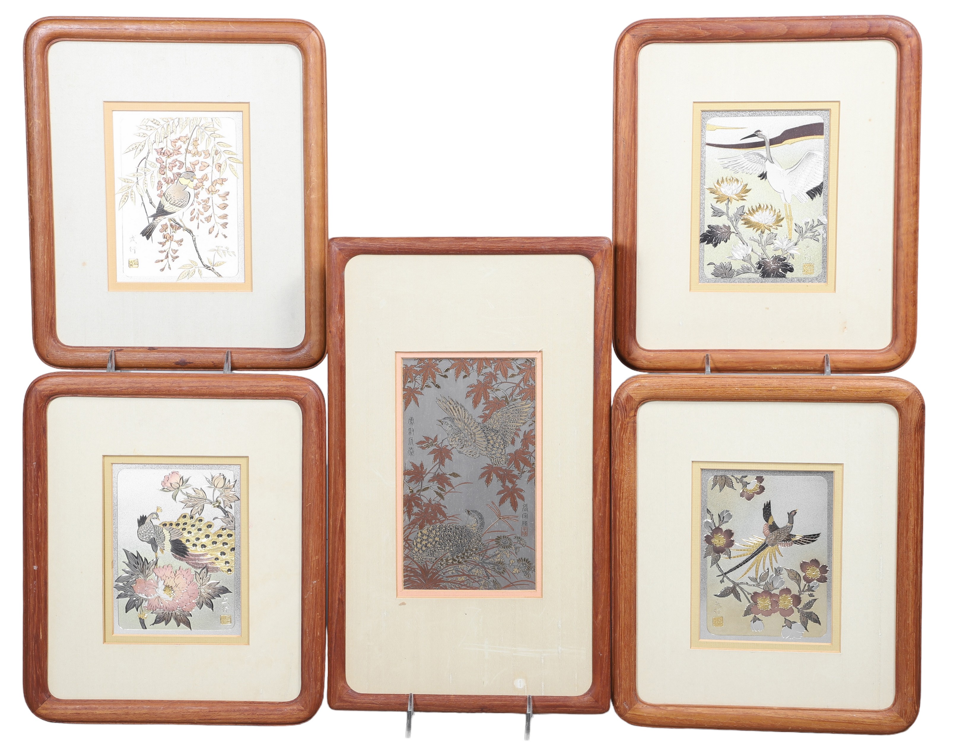 (5) Pcs Franklin Mint Asian art,