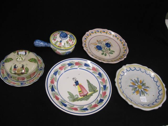 5 pcs. French Pottery & China