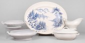 (5) Pcs Ironstone and transfer