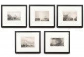 5 PCS, J. M. W. TURNER ENGRAVI