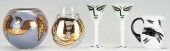 5 PCS. KOSTA BODA ART GLASS BY