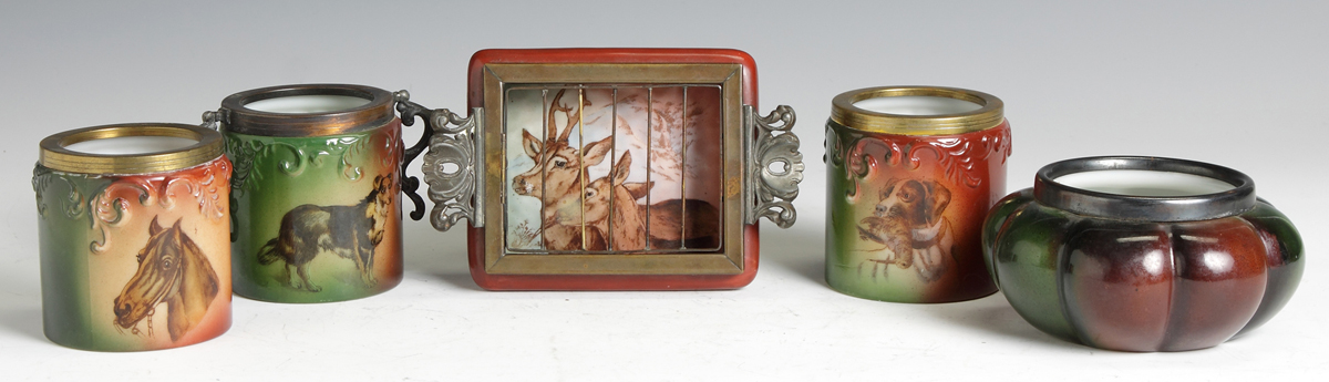 5 Pcs. of Handel Ware Decorated