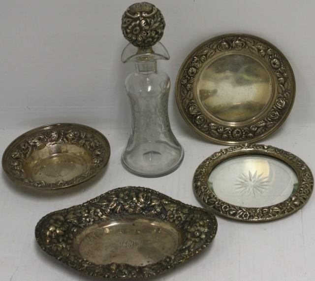 5 PCS OF STIEFF REPOUSSE STERLING