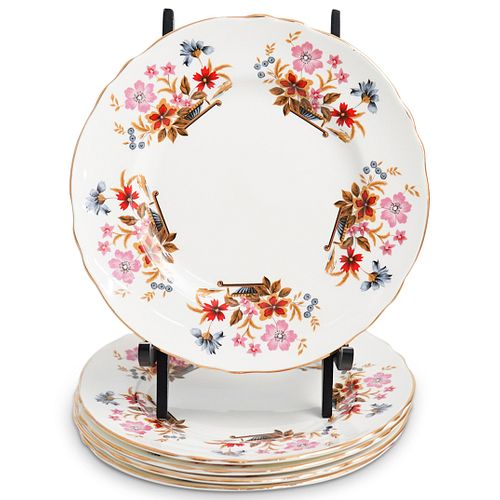 (5 PCS) PAIR OF CROWN STAFFORDSHIRE