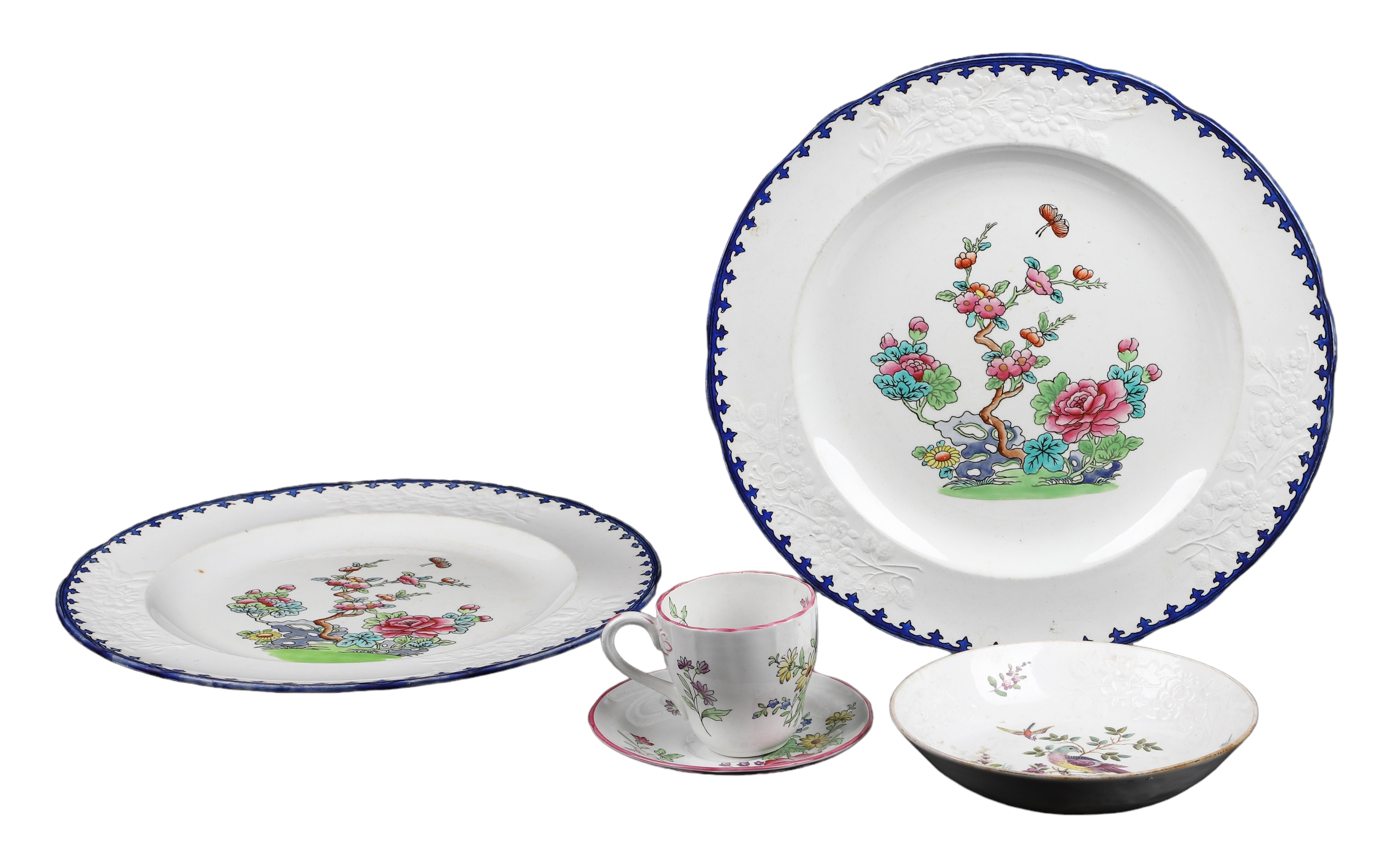 (5) Pcs Spode dinnerware, c/o (2)