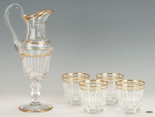 5 PCS ST. LOUIS EXCELLENCE CRYSTAL,
