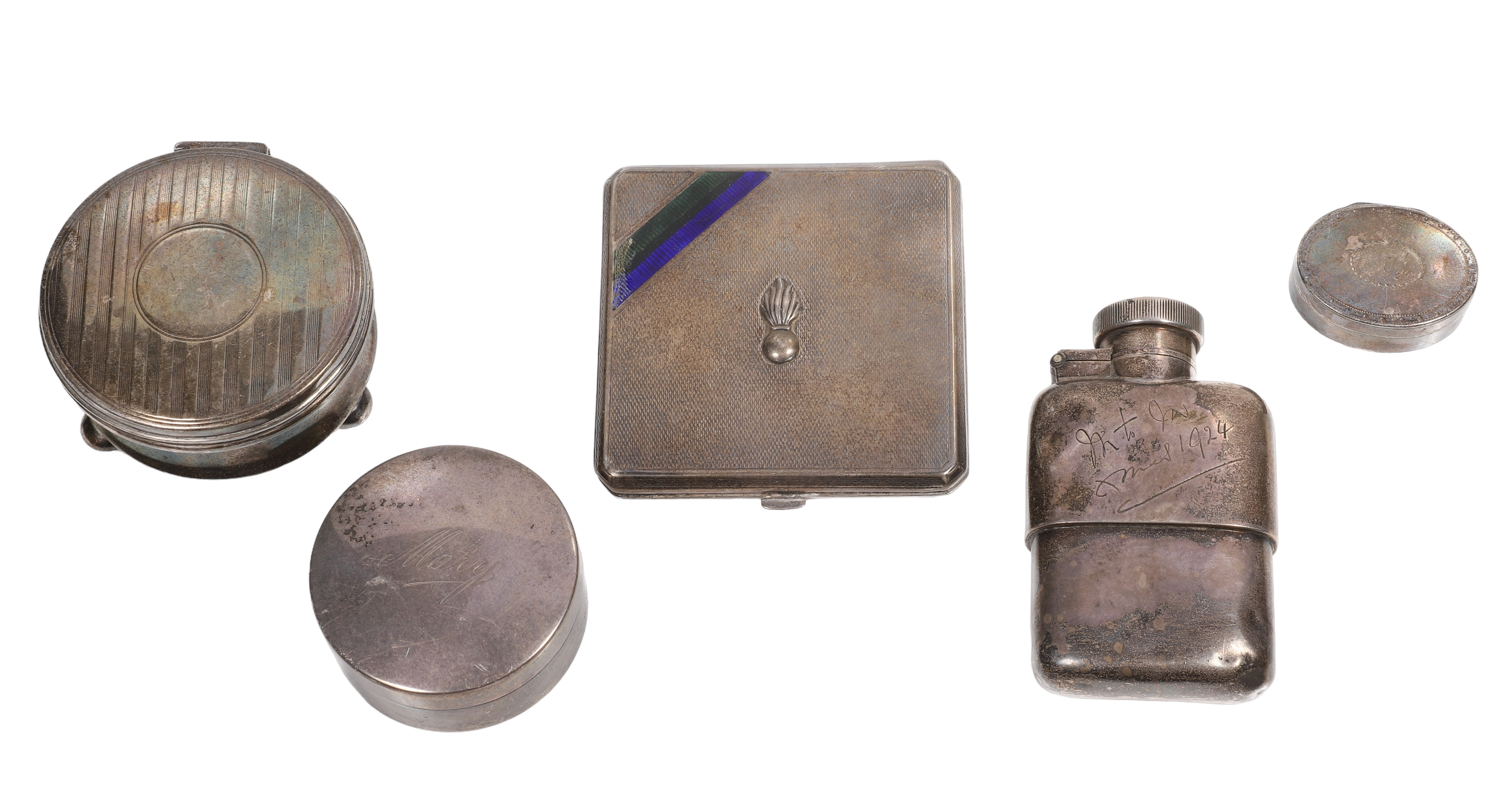 (5) Pcs sterling silver, 10.185