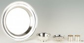 5 PCS. STERLING SILVER HOLLOWA