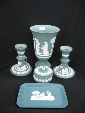 5 pcs. Wedgwood Jasperware