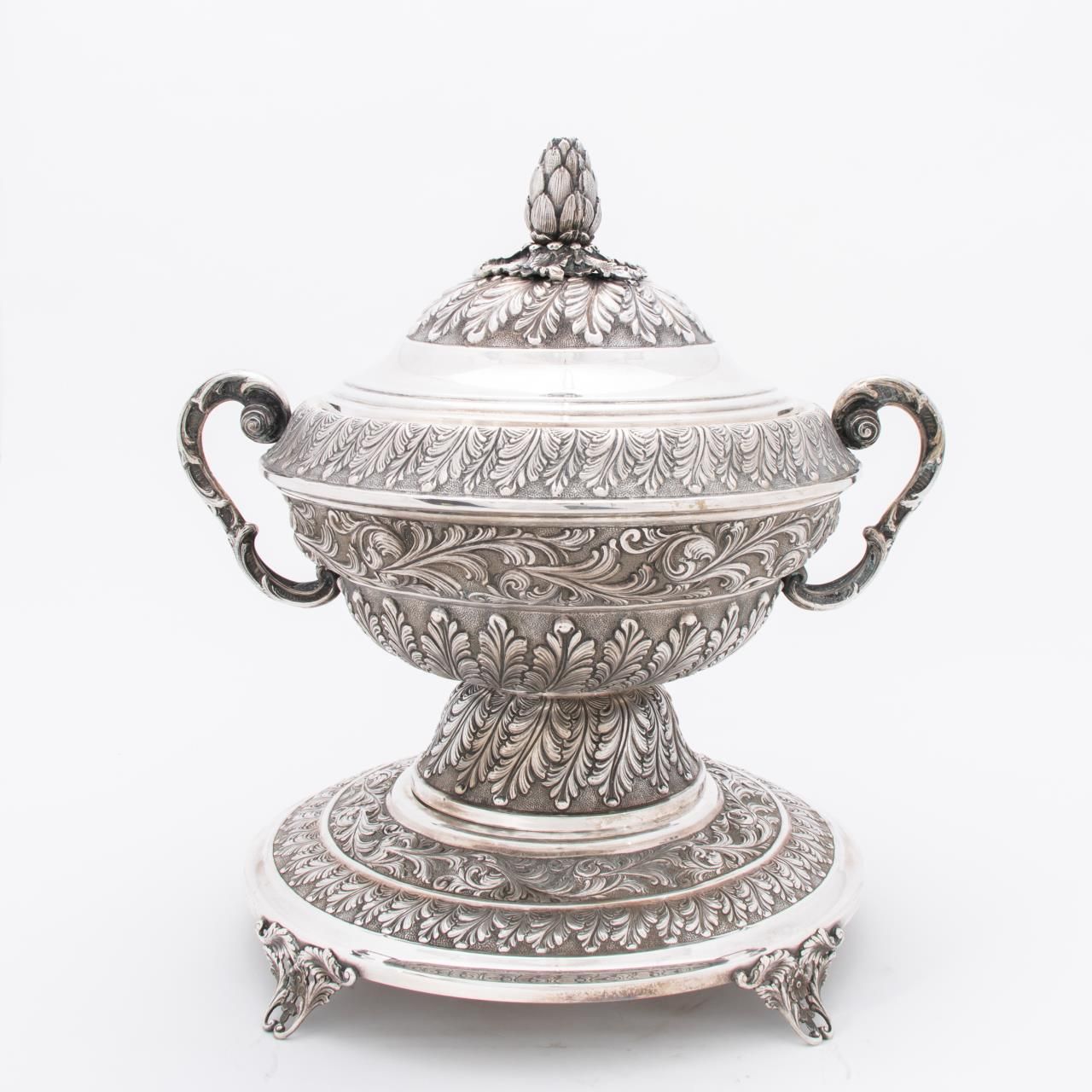 5 PCS,.800 SILVER TEA & COFFEE