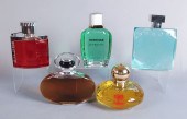 5 PERFUME FACTICE BOTTLES: Chr