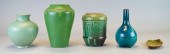 5 PIECE ART POTTERY GROUPING5