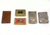 5 PIECE CALLING CARD CASE COLL