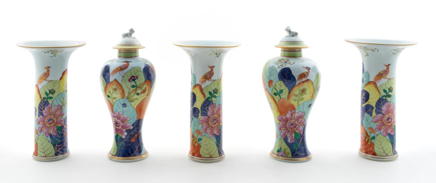 5 PIECE COLLECTION OF MOTTAHEDEH
