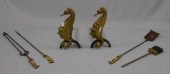 5-PIECE FIREPLACE SET, EARLY 2