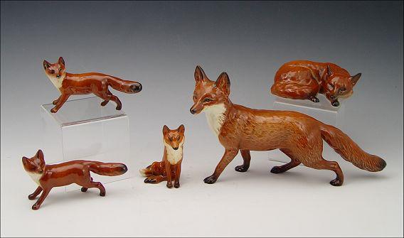 5 PIECE GROUP OF BESWICK FIGURES OF