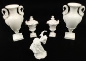 5 PIECE LOT OF BLANC DE CHINE