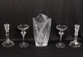 5 PIECE LOT OF GLASS 5 PIECE L