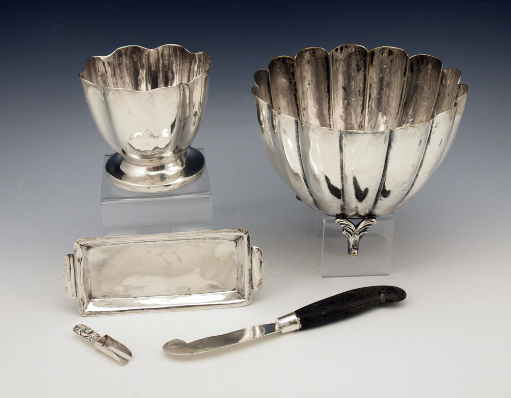 5 PIECE MEXICAN SILVER