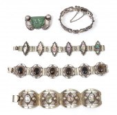 5 PIECE MEXICAN STERLING JEWEL