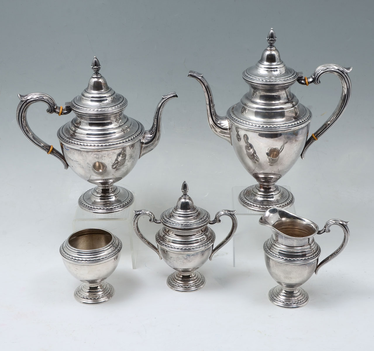 5 PIECE ''RODGERS'' STERLING COFFEE