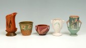 5 PIECE ROSEVILLE POTTERY COLL
