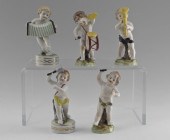 5 PIECE ROYAL VIENNA MUSICIAN