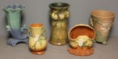 5 Piece Weller Art Pottery Lot