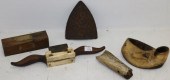 5 PIECE WHALING LOT, 19TH C TO