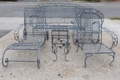 5 PIECE WROUGHT IRON PATIO SET