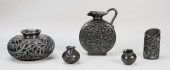 5 PIECES DONA ROSA INCISED BLA