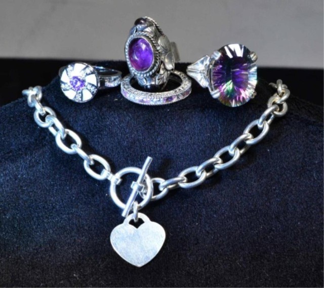 (5) Pieces Ladies Sterling