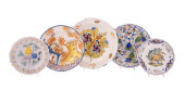5 PIECES OF FRENCH FAIENCE TAB