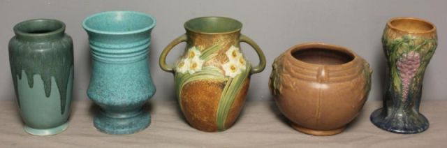 5 Pieces of Roseville Art