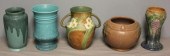 5 Pieces of Roseville Art Pott
