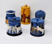 5 PIECES OF WEST COTE BELL POT