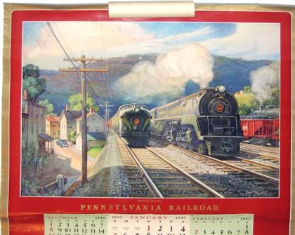 5 pieces.  Pennsylvania Railroad